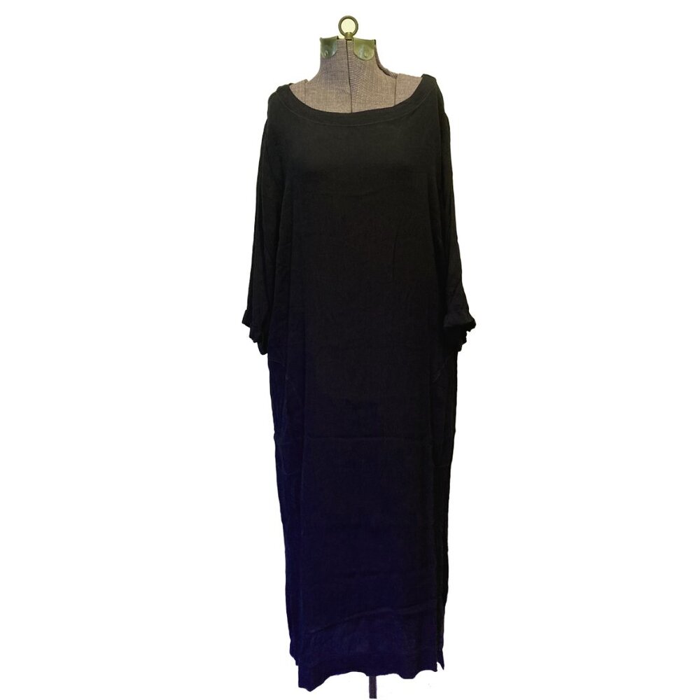 Anthropologie Holding Horses Dark Green Long Tunic Dress size L